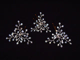 Kelly Spence Delilah Hairpins - crystal