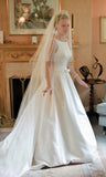 Real bride with Kelly Spence pure silk veil