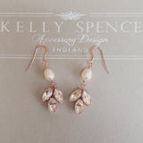Kelly Spence Gigi Earrings in Rose Gold