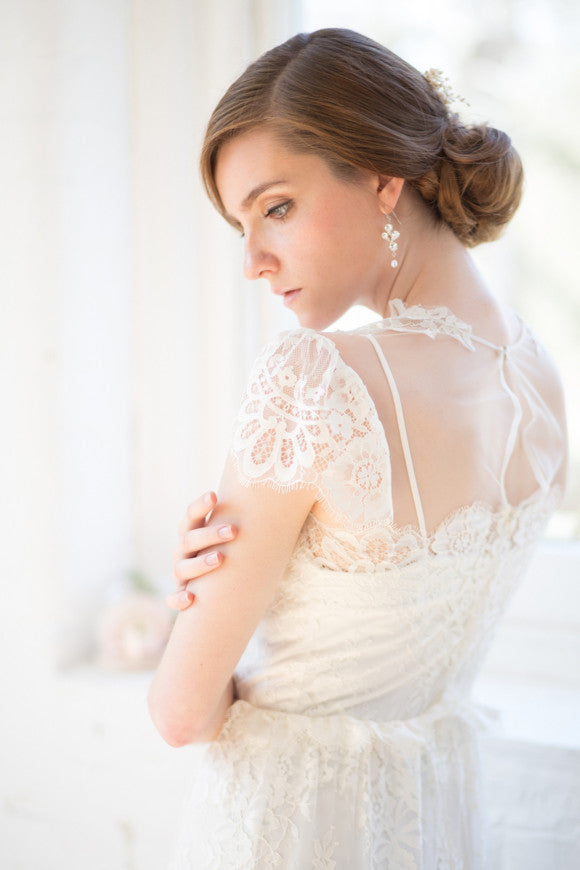 Lulu Earrings – Kelly Spence Bridal Accessories - Main Image