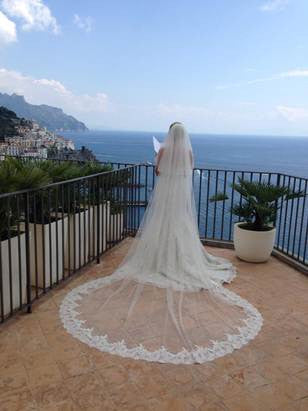 Stephanie, Italy - veil